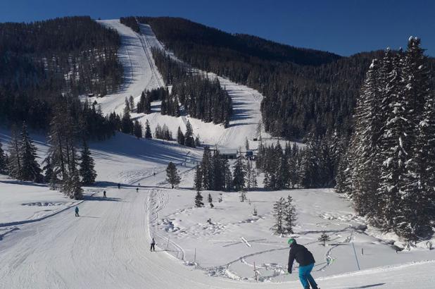 Esquiando en Hochrindl