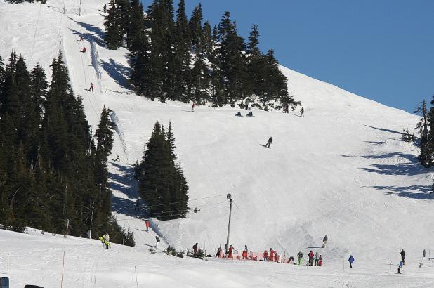 Esquiando Hurricane Ridge