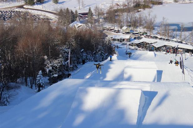 Snowpark en Jack Frost Big Boulder