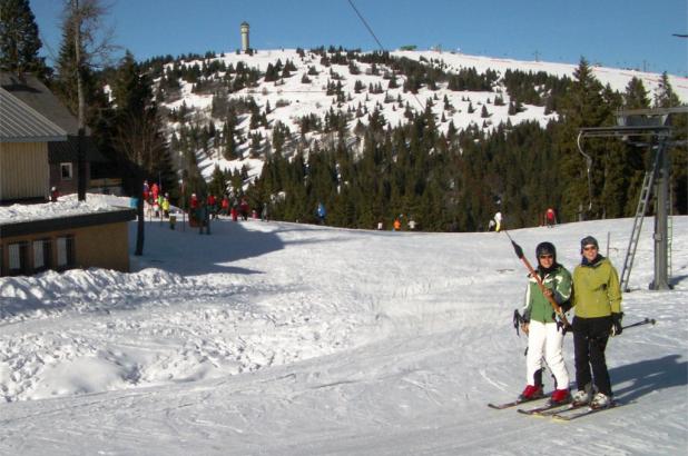 Bonito día de esquí en Langenbruck