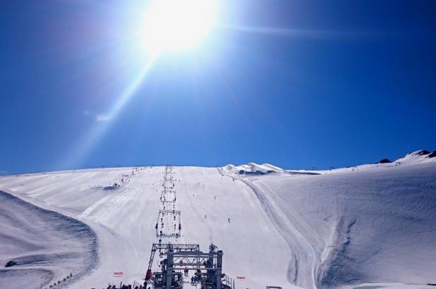 Les 2 Alpes, fotografía del glaciar el 27 de junio de 2016