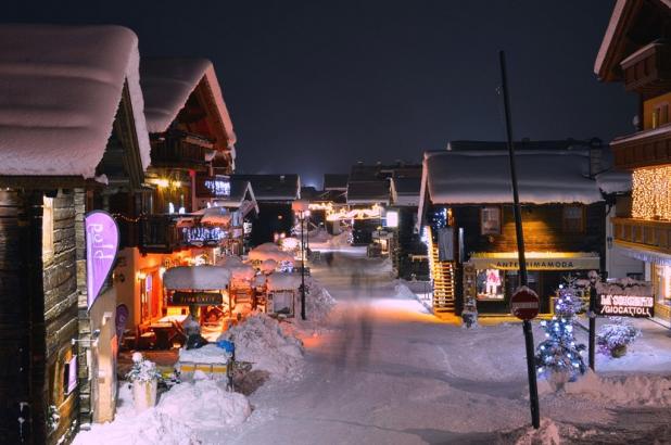 Foto nocturna de Livigno