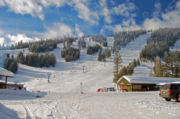 Día soleado en Loup Loup Ski Bowl