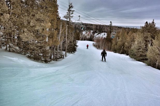 En las pistas de Lutsen Mountains