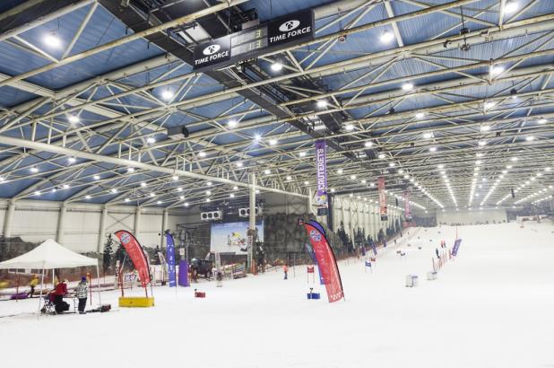 Bonita imagen de Madrid Snowzone, la estación de esquí indoor de la capital española.