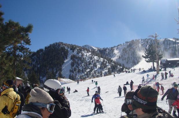 Esquiando en Mt. Baldy