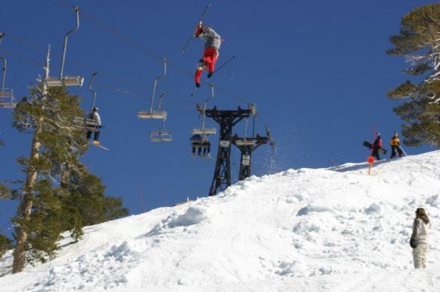 Esquiando en Mount Baldy