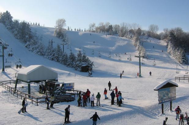 Esquiando en Mt. Kato