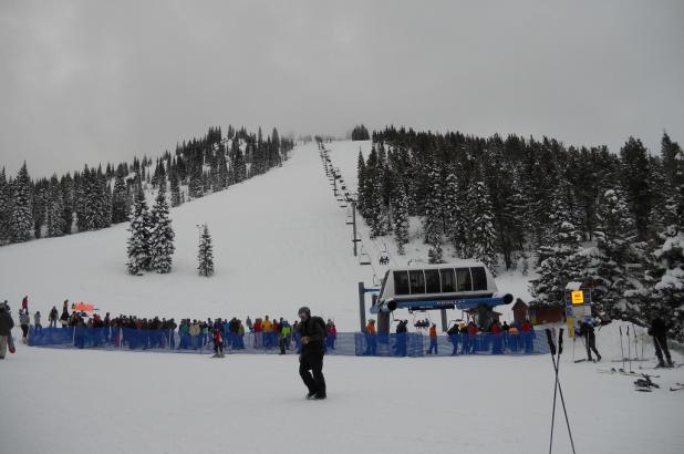 Día nublado en Mt. Shasta Ski Park