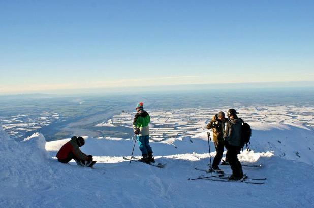 Vista del Mt. Hutt este mes de junio 2013