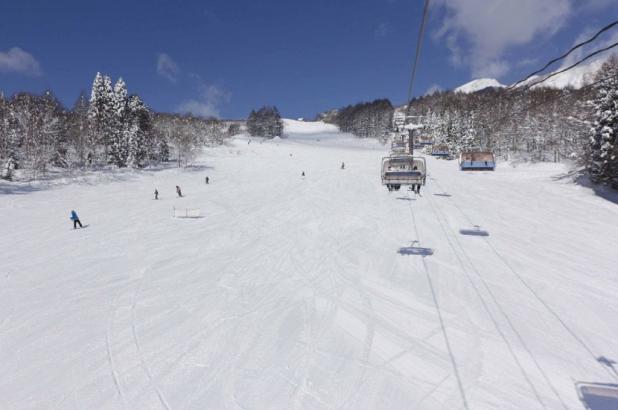 Día soleado en Myoko Suginohara