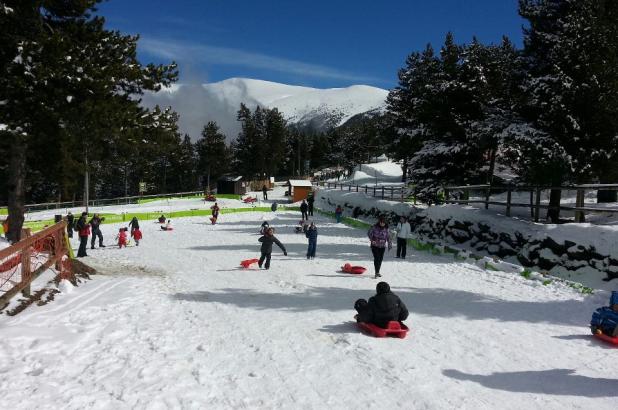 Imagen invernal de Naturlandia, crédito Facebook