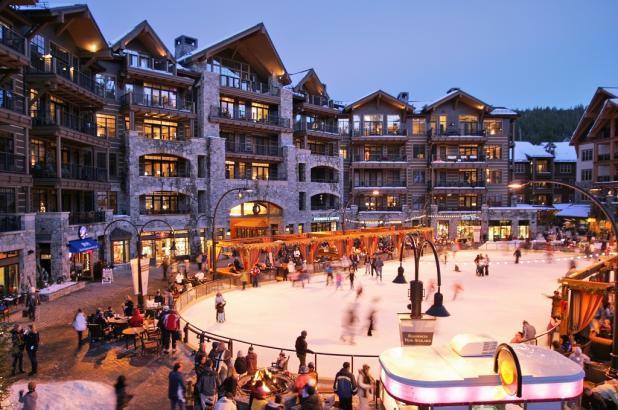 Imagen de la pista de hielo en la estación de Northstar