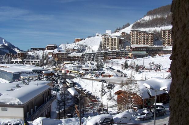 Vista de la estación de Orcières en los Alpes del sur