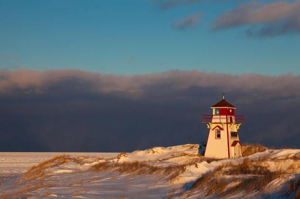 Faro en la isla del Principe Eduardo tomada el 24 de diciembre del 2012