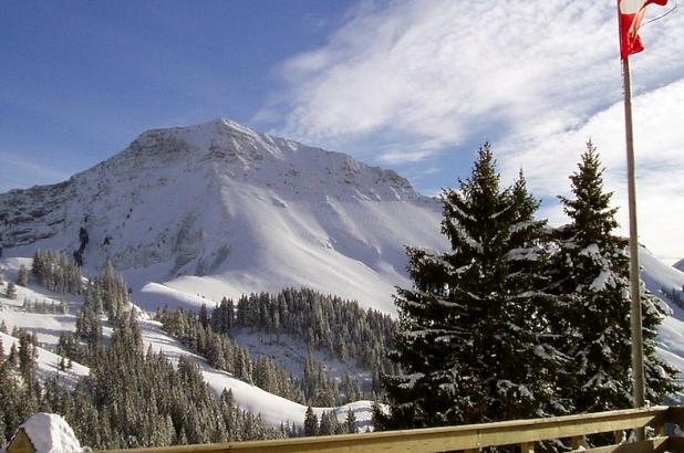 Foto de la estación suiza de Rathvel, crédito I Love Ski