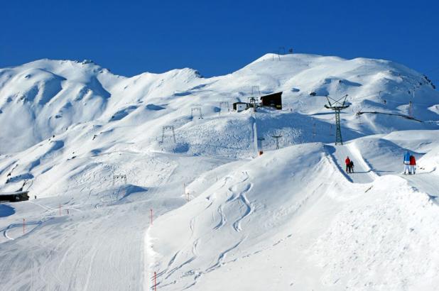 Paisaje nevado en Schatzalp