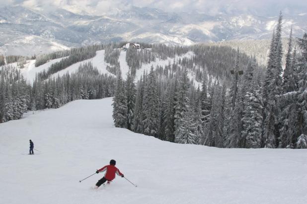 Esquiando en Silver Mountain