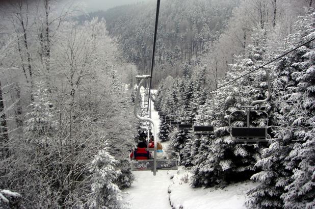  Fotografia desde el telesilla en Sljeme