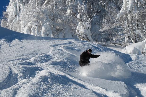 Freeride en Snowshoe Mountain, Virginia Occidental