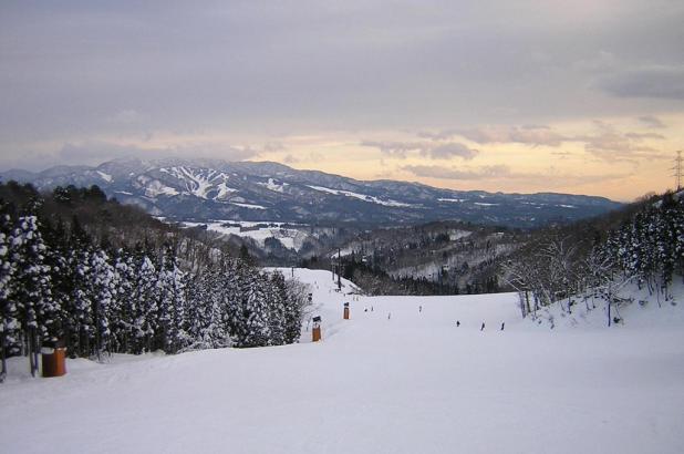 Bonito paisaje en Takasu Snow Park