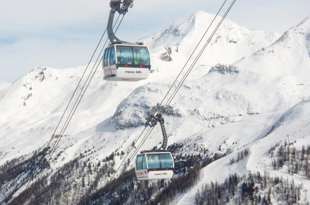 Teleférico de Solaise en Val d'Isere