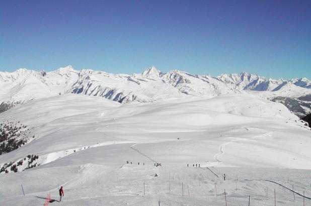 Paisaje nevado en Unterbäch