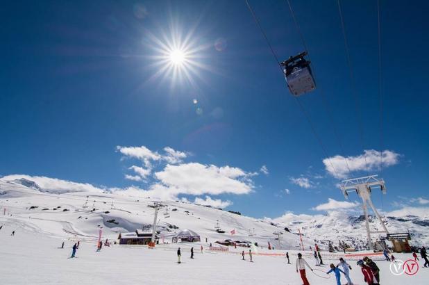 Val Thorens (les 3 Vallées), foto final de abril 2016