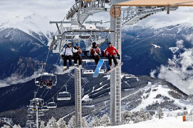 Telesilla en el sector de Pal de Vallnord