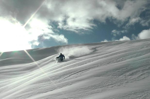 Disfrutando de la nieve en Vichères-Liddes