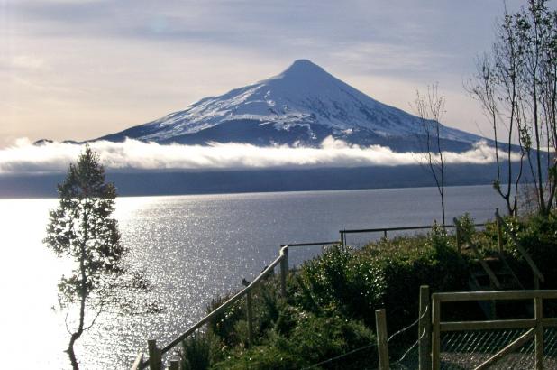 Una espectacular imagen del Volcán Osorno.