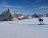 Parte del glaciar de Matterhorn se cubrirá con una lona para guardar la nieve durante el verano