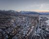 Cayó la primera nevada del año en Bariloche