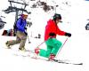 Antoine Bouvier, Campeón Mundial de Telemark, visitó Chapelco