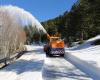 Se cerró la carretera del Coll de Ordino en Andorra, no abrirá hasta la primavera