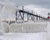 Impresionantes imágenes heladas de Michigan tras el temporal en USA