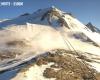 Webcam del glaciar de Tignes, este viernes por la tarde.