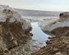 Un lago glacial mantiene en alerta a la estación de esquí de Tignes