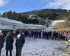 Protestas en las estaciones de esquí de Francia contra el cierre de los remontes mecánicos