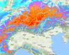 Una borrasca dejará nevadas de hasta 50cm en cara norte Pirineos y de más de 100cm Alpes