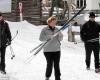 La cancillera Merkel sufrió un accidente de esquí en St. Moritz