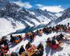 Portillo celebra las Fiestas Patrias con 530 cm de nieve acumulada en todo el invierno