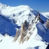 Vista de l'Aiguille du Midi y el Mont Banc al fondo