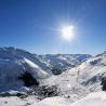 Gran imagen de la estación suiza de Andermatt