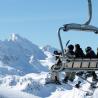 Montañas nevadas en Ax 3 Domaines