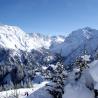 Panorámica de Brandnertal en el Voralberg