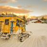 Vehículo Carterpillar para Cat-skiing en Revelstoke