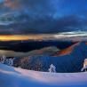 Cypress Mountain puesta sol, foto Nina Higashio