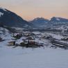 Paisaje con nieve en Elsigenalp