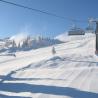 Panorámica de las pistas nevadas de Flachau